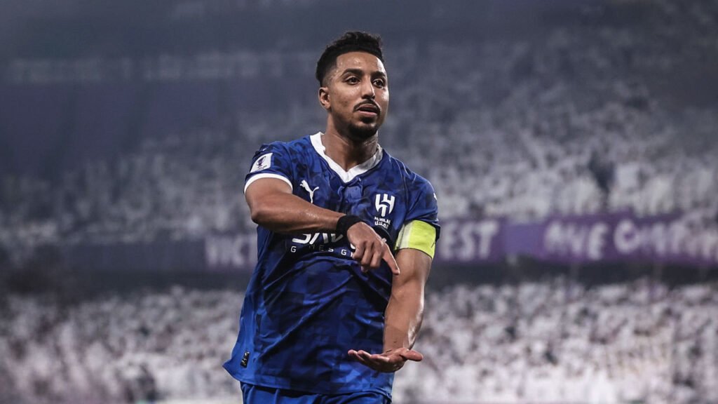 سالم الدوسري لاعب الهلال السعودي