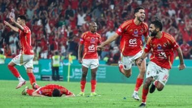 فرحة لاعبي النادي الاهلي بالفوز بالسوبر المصري (X/ZSCOfficial)