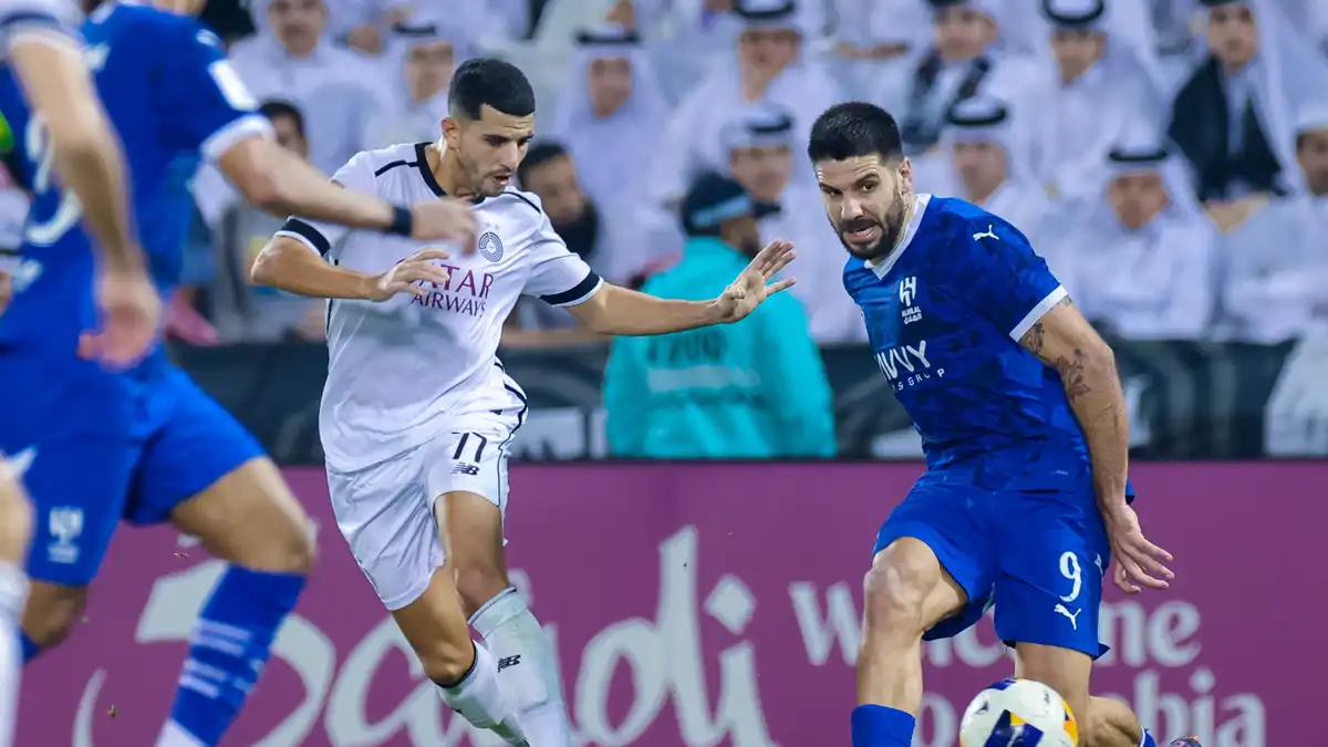 من مواجهة الهلال والسد في دوري ابطال اسيا للنخبة (X/Alhilal_FC)