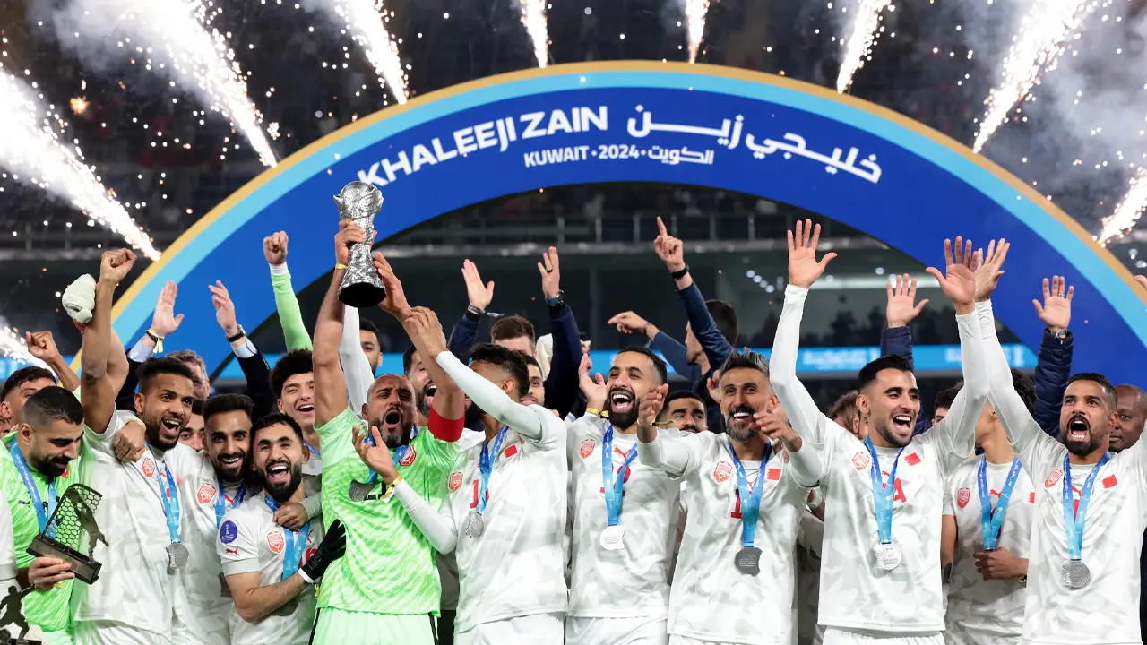 تتويج البحرين بلقب خليجي 26 (KhaleejiZain)