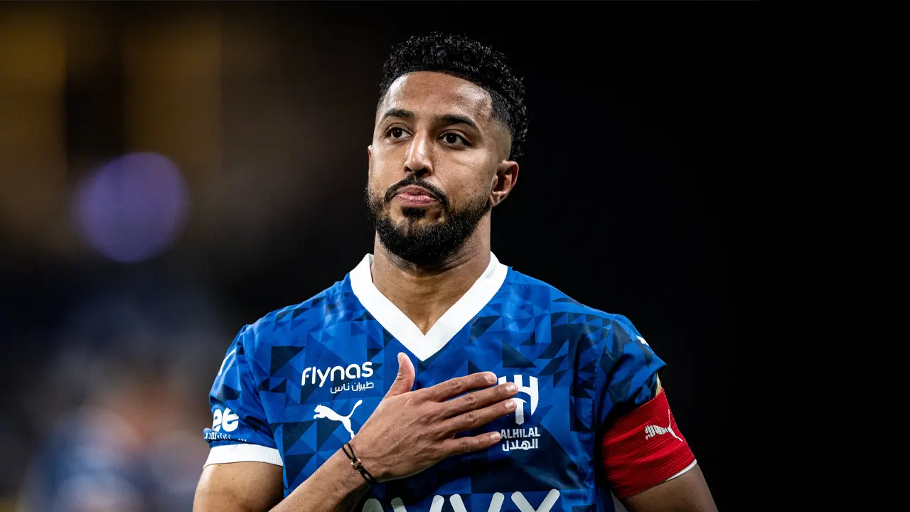 سالم الدوسري لاعب الهلال السعودي