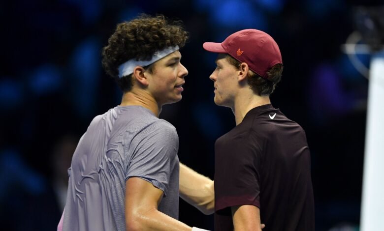 سينر يقهر شيلتون ويحافظ على سجله المثالي بالبطولة الختامية للتنس- Getty