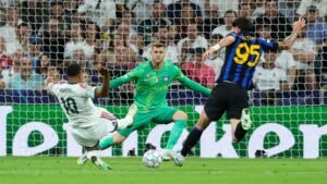 فيديو ريال مدريد وإنتر.. فالفيردي ينسخ أخطاء كورتوا