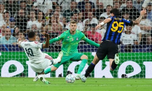 فيديو ريال مدريد وإنتر.. فالفيردي ينسخ أخطاء كورتوا