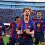 أنتوني جوردون يتلاعب بخيتافي.. ويتقدم لبرشلونة